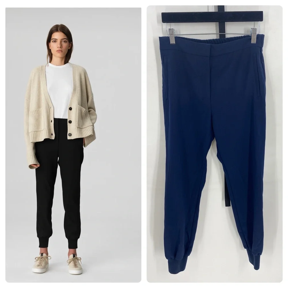 Malene Birger Leta Navy Jogger Pants Sz 36 - Picture 1 of 4